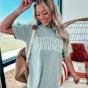 Mama Puff Letter Graphic Tee